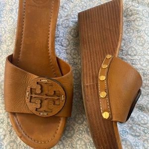 Tory Butch wedge sandals.